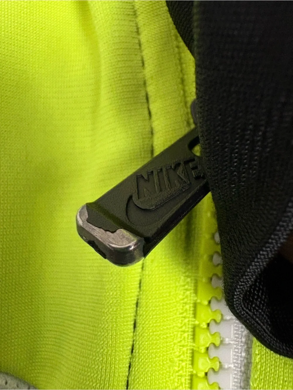 Nike Kids Color-Block Neon Green/Yellow And Black Track Jacket Boys Size 6